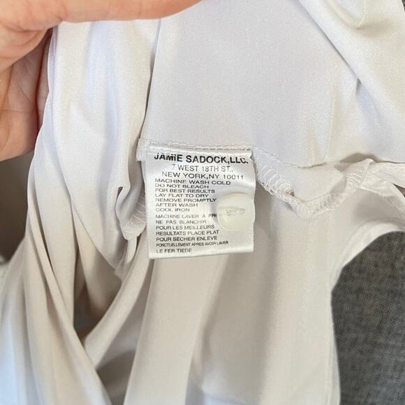 Jamie Sadock White Sleeveless Collared Golf Top - Women's Size Small - Picture 7 of 10